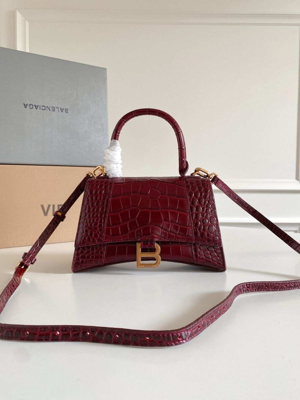 balenciaga hourglass bag
