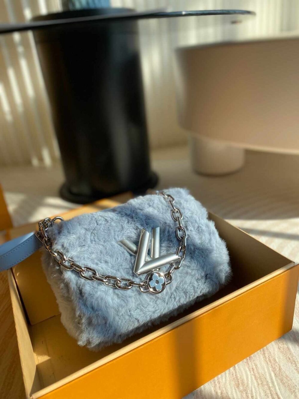 Louis Vuitton LV Twist shearling