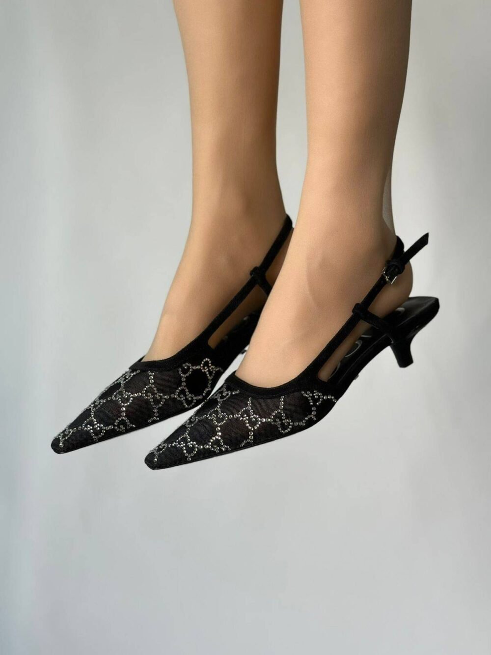 gucci double g heels