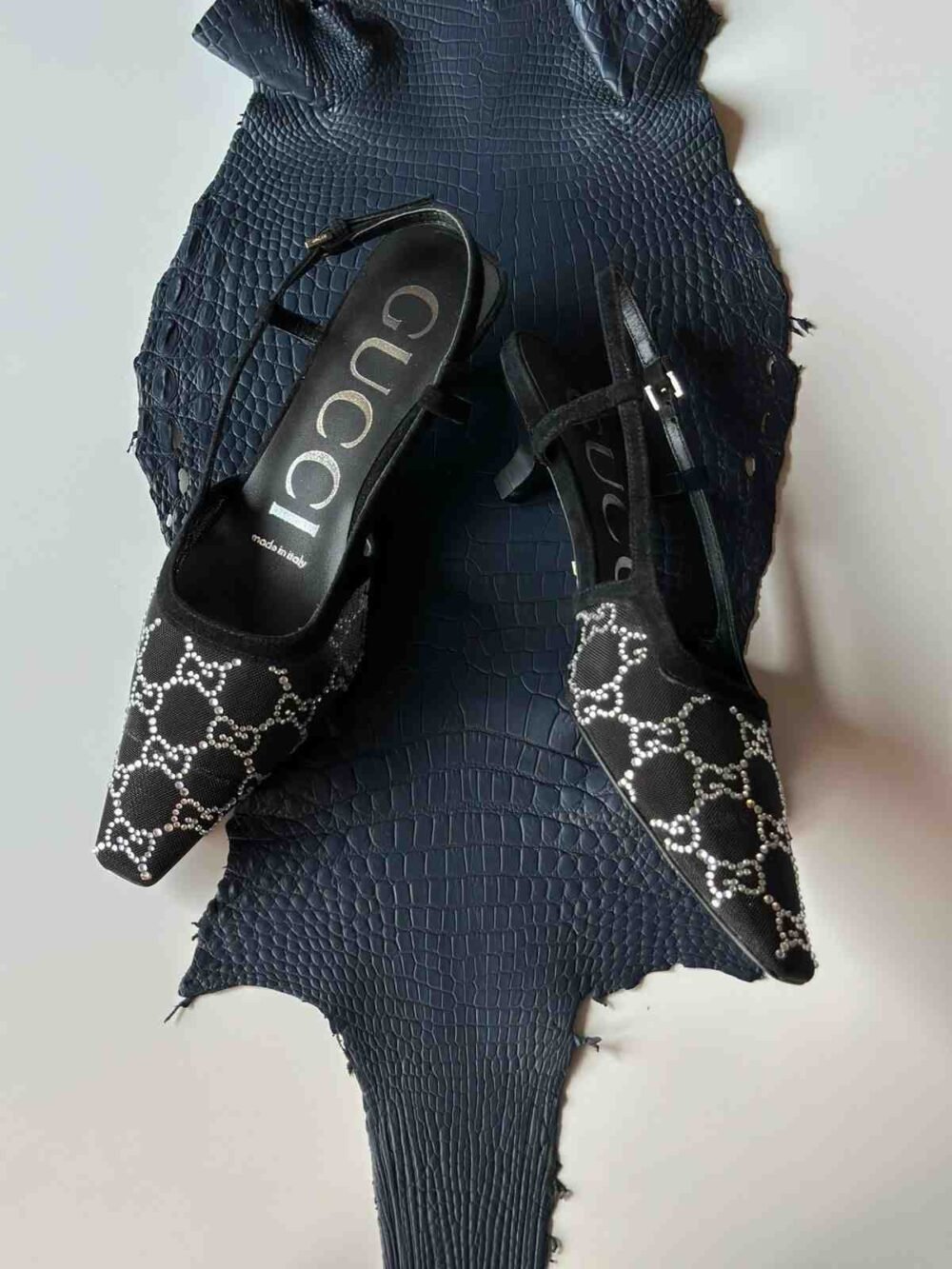 gucci double g heels