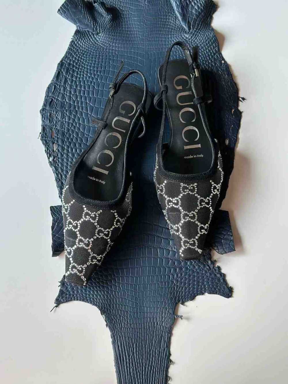 gucci double g heels