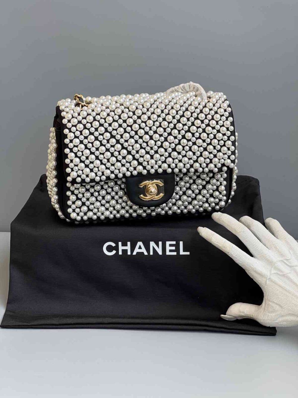 Chanel Pearl Mini Flap Bag