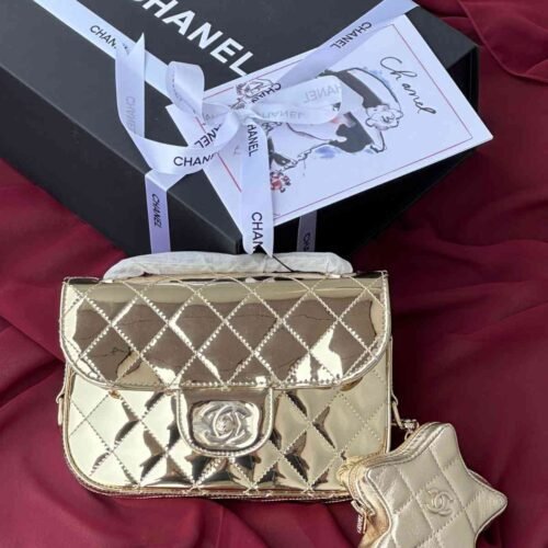 chanel star coin purse