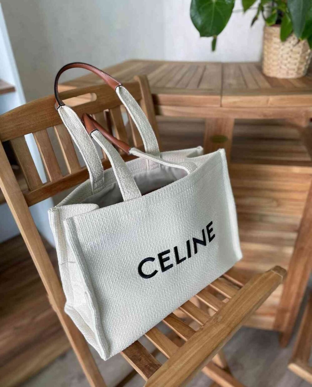 Large Celine Cabas Tote Bag