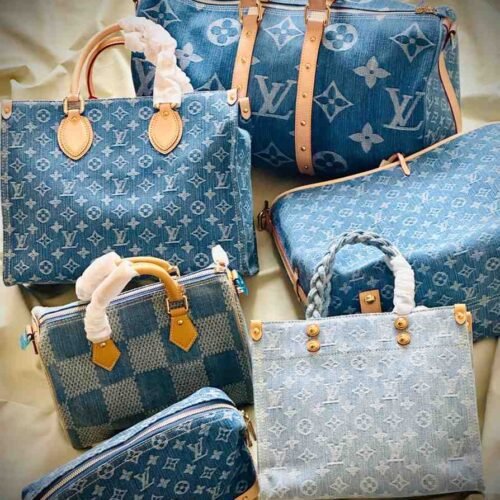 louis vuitton denim bag