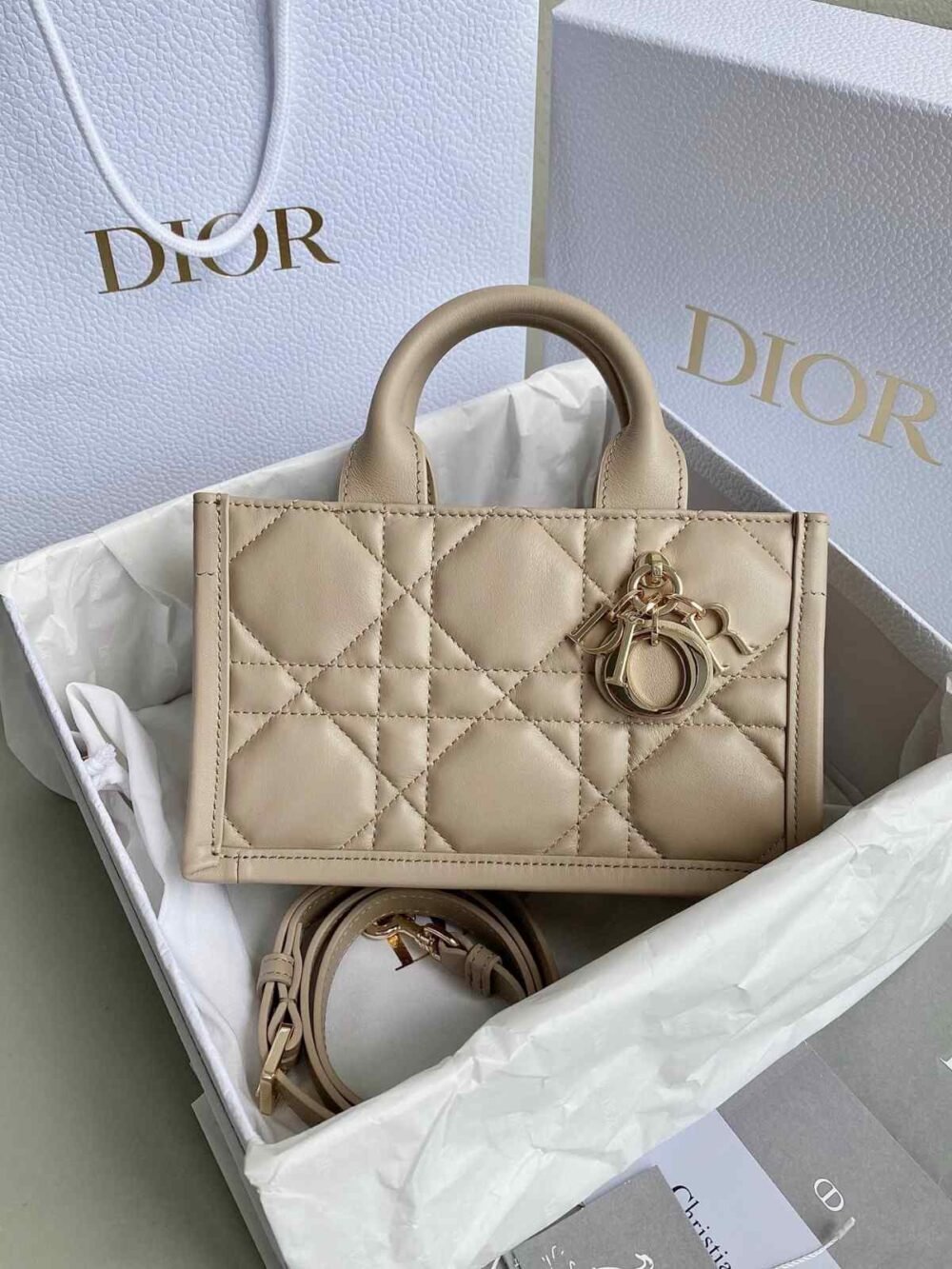 dior mini book tote bag