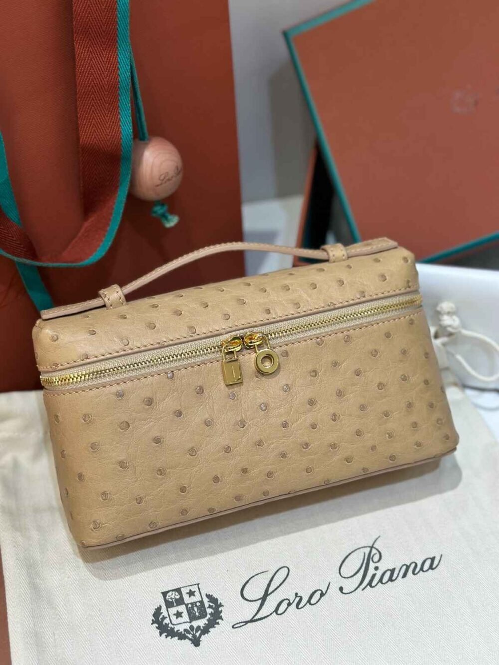 loro piana bags ostrich