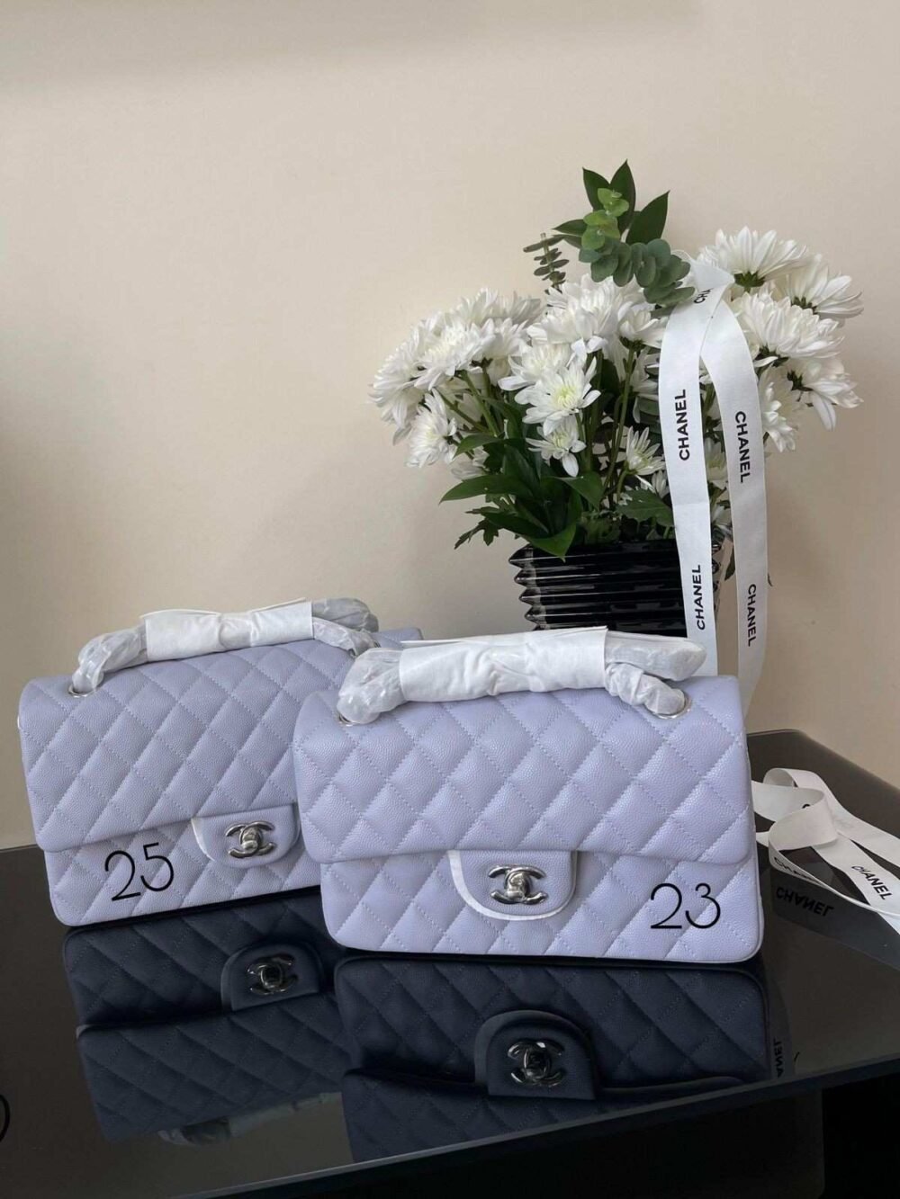 chanel classic flap caviar leather