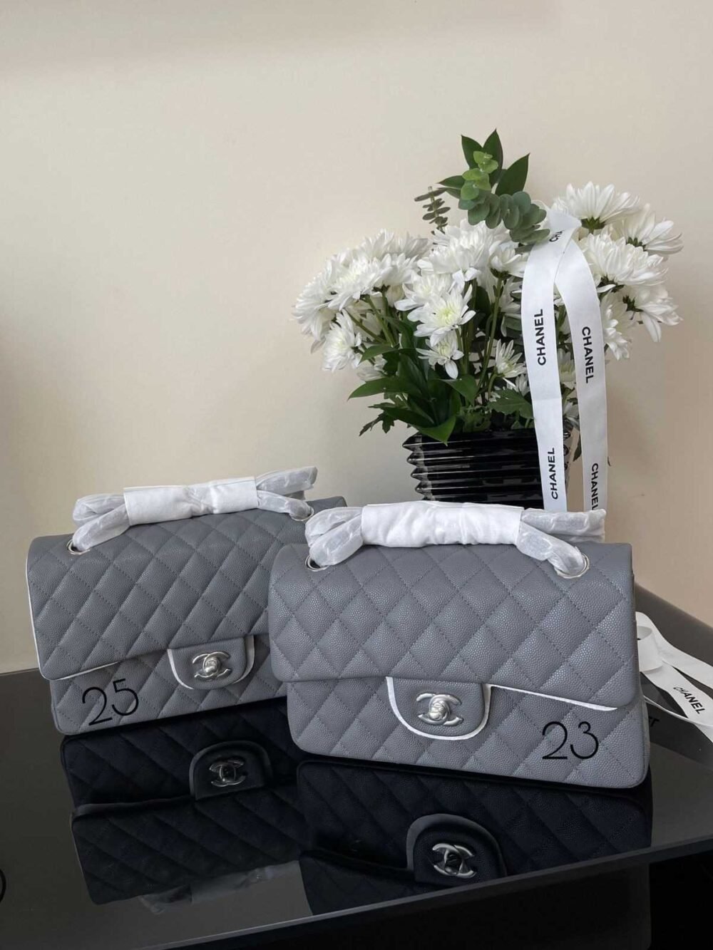chanel classic flap caviar leather