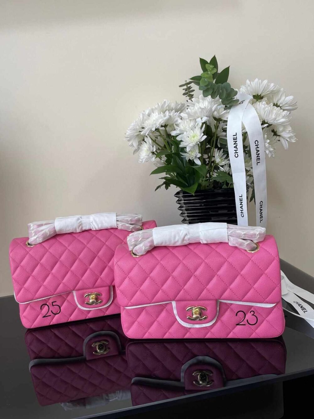 chanel classic flap caviar leather