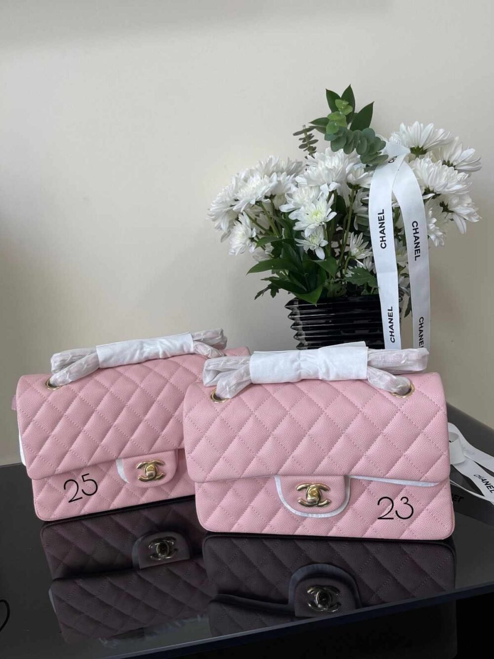 chanel classic flap caviar leather