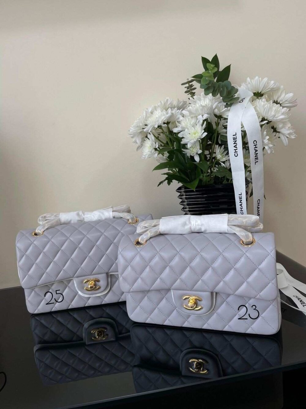 chanel classic flap caviar leather