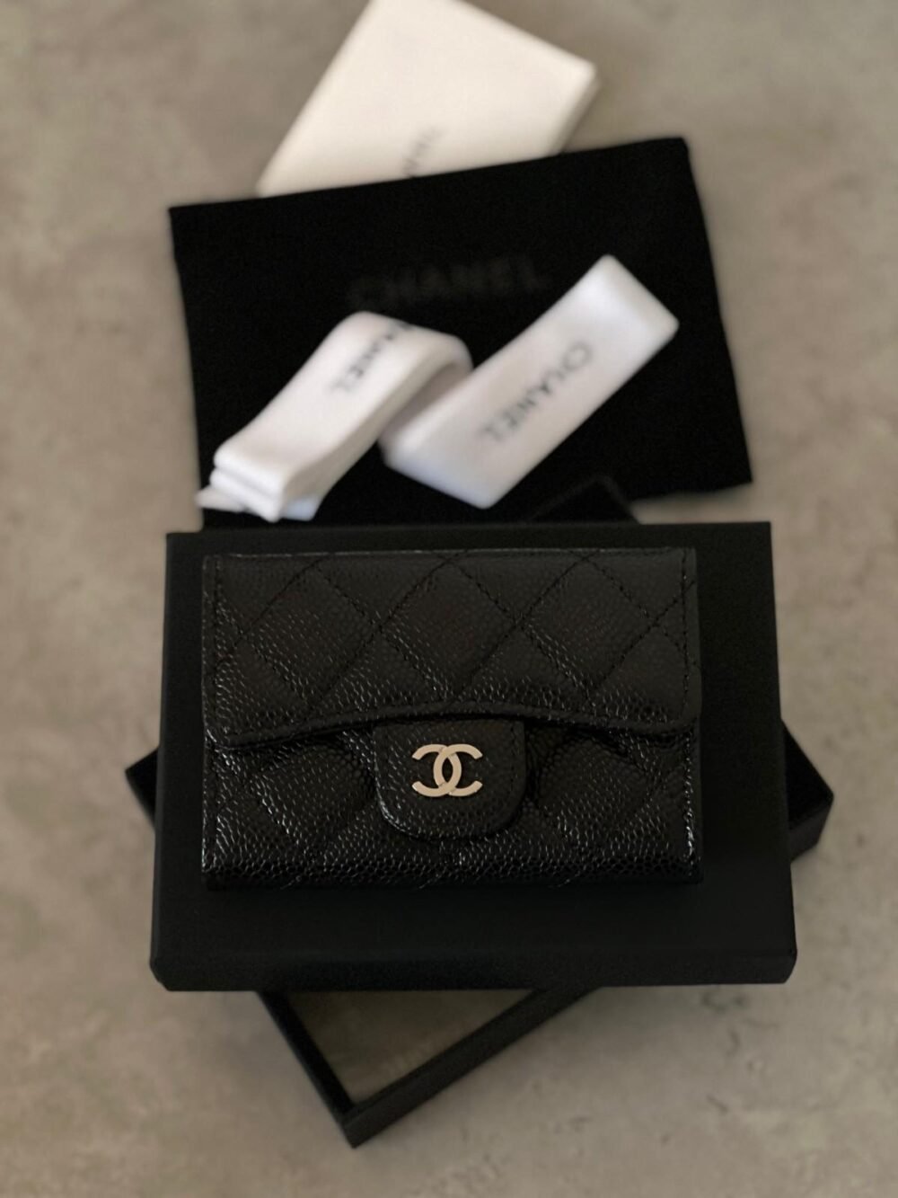 chanel classic flap card holder​