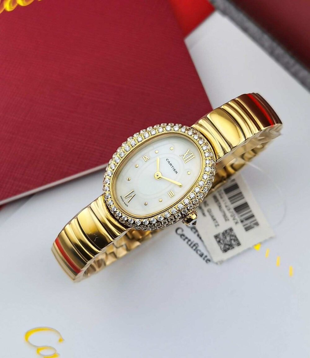 Cartier Baignoire Diamond Mini Quartz Women Watch - Image 7