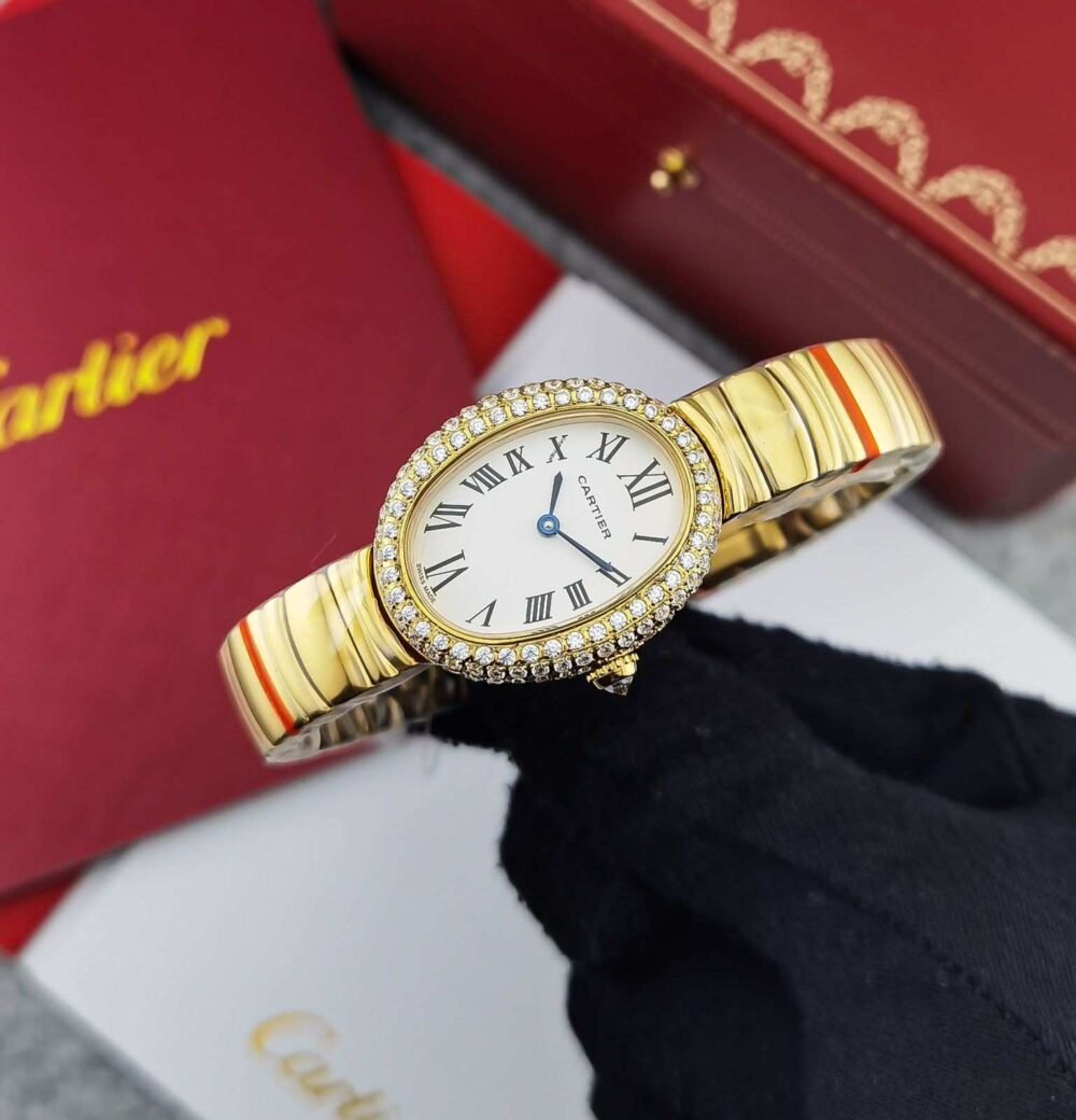 Cartier Baignoire Diamond Mini Quartz Women Watch - Image 6