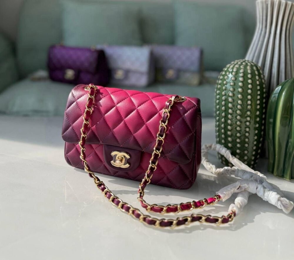 Chanel Mini Rectangular Ombre Flap Bag