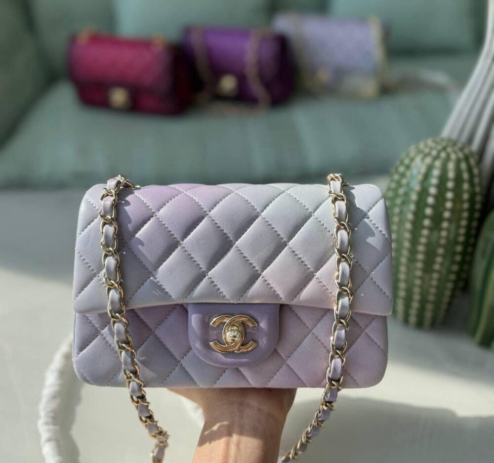 Chanel Mini Rectangular Ombre Flap Bag