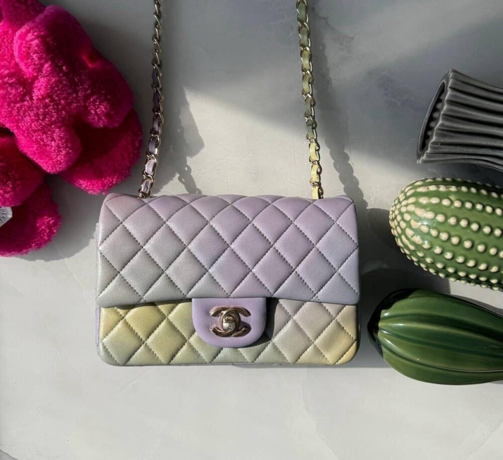 Chanel Mini Rectangular Ombre Flap Bag