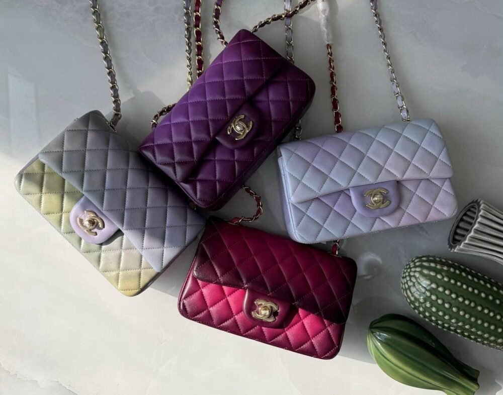 Chanel Mini Rectangular Ombre Flap Bag