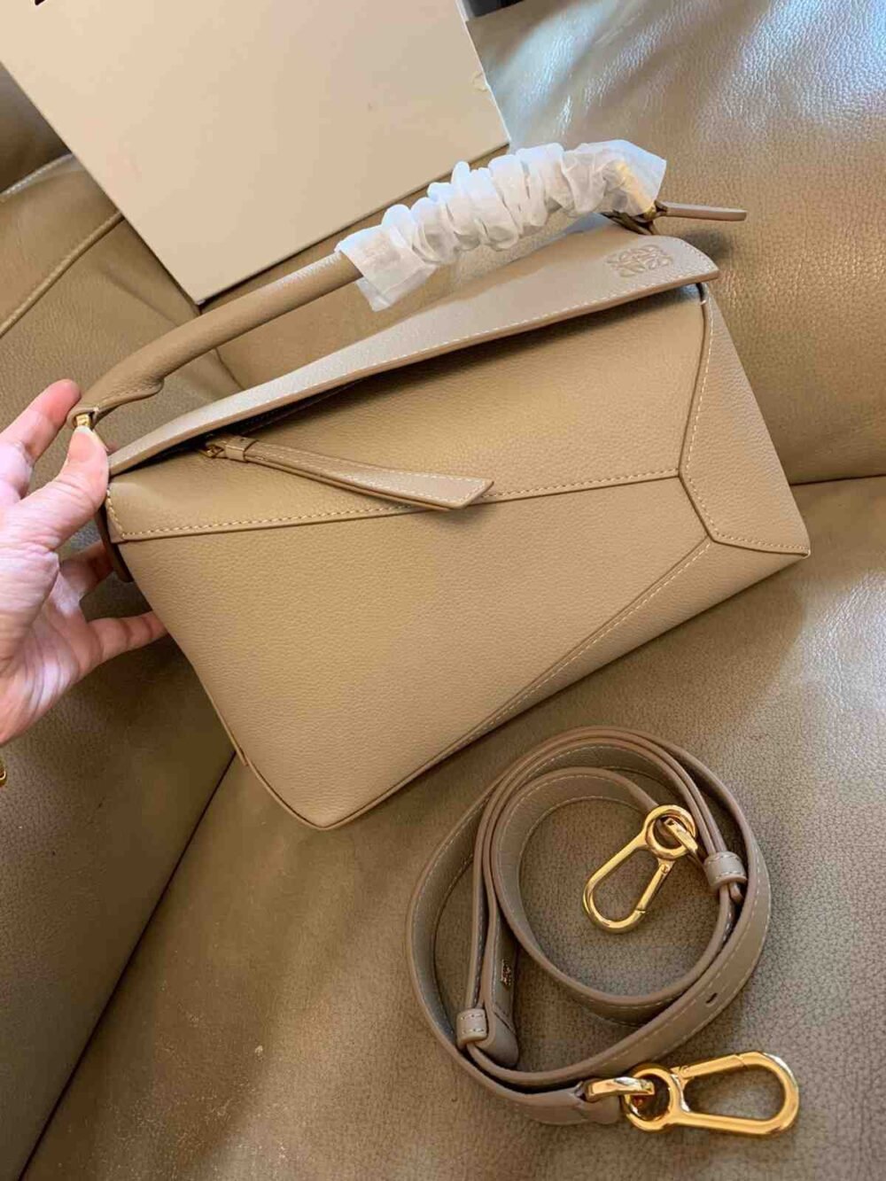 Loewe Puzzle Beige BAG