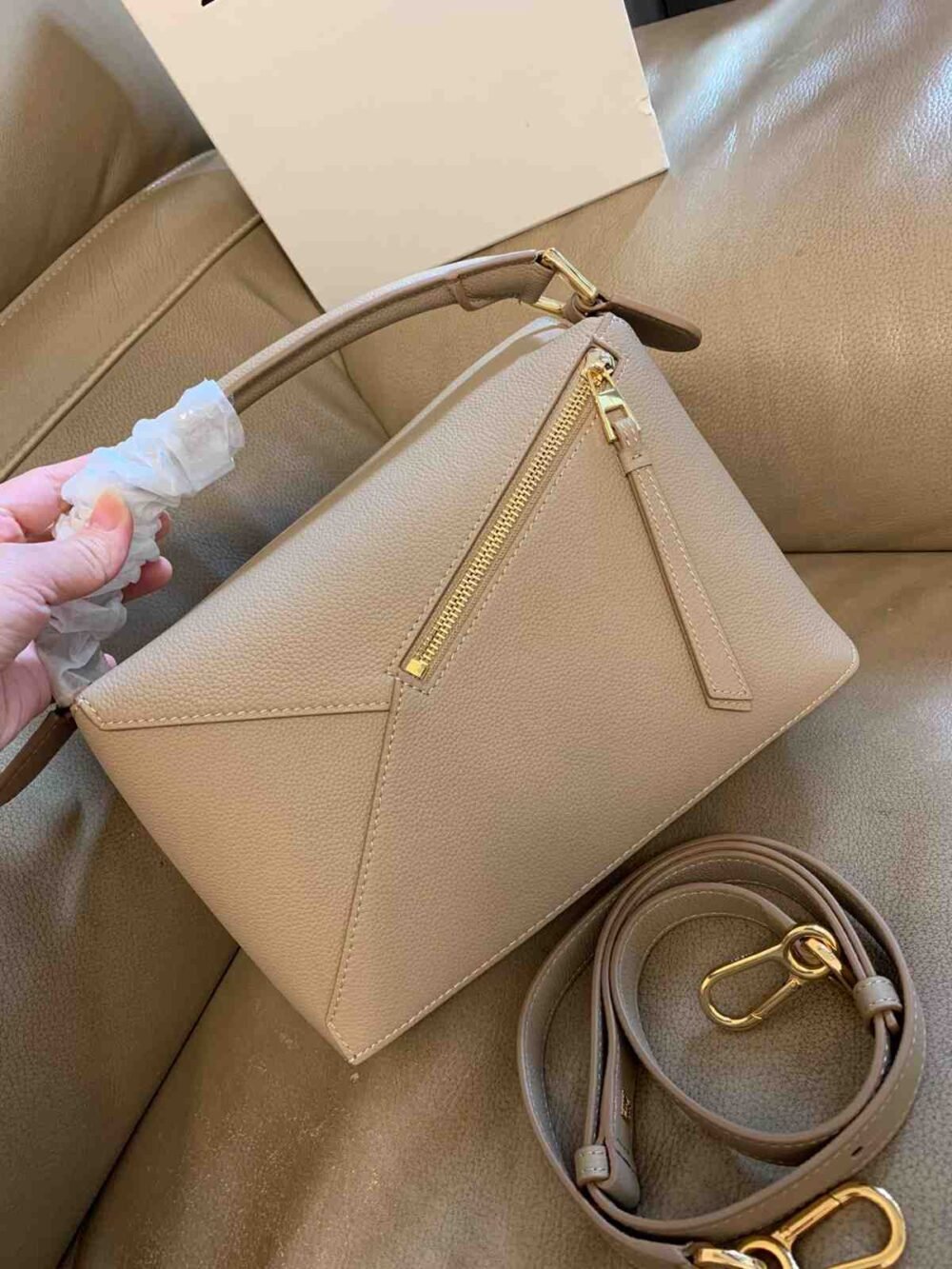 Loewe Puzzle Beige BAG