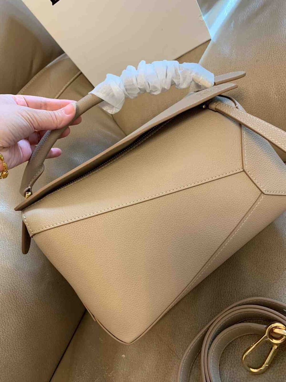Loewe Puzzle Beige BAG