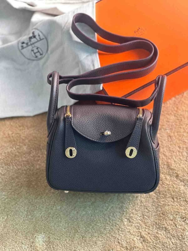 hermes mini lindy​ balck