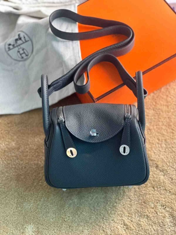 hermes mini lindy​ black