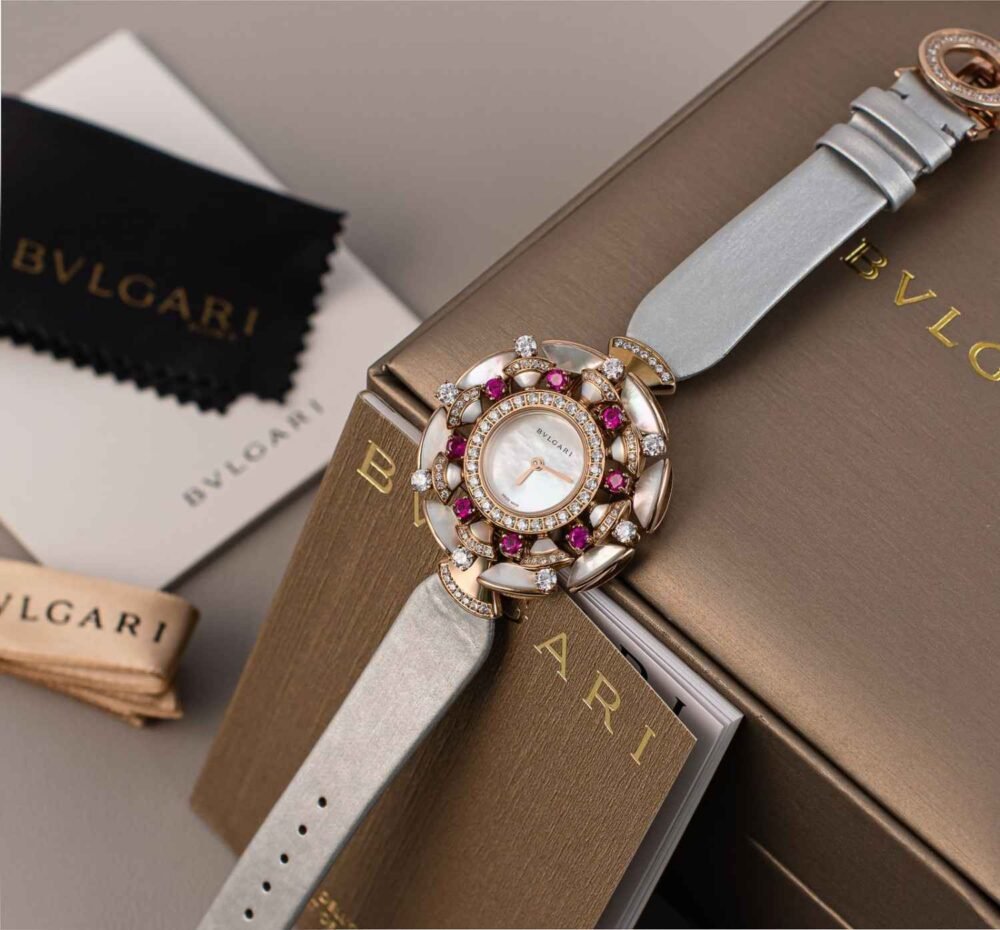 bulgari diva watch​ white