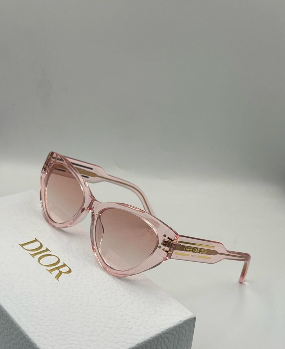 dior signature b71 sunglasses​ pink