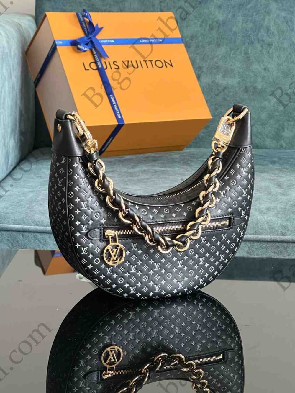 Louis Vuitton Looping Bag Black