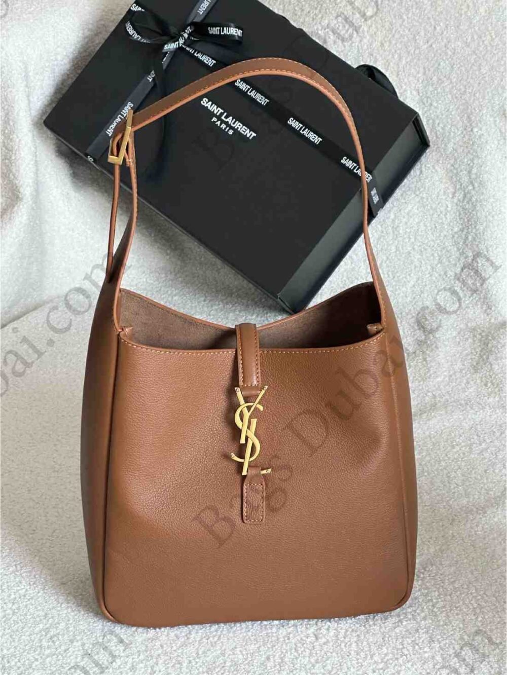 YSL Le 5 à 7 Supple Shoulder Bag Brown