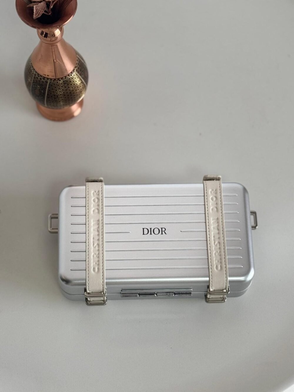 Dior x Rimowa Personal Bag White