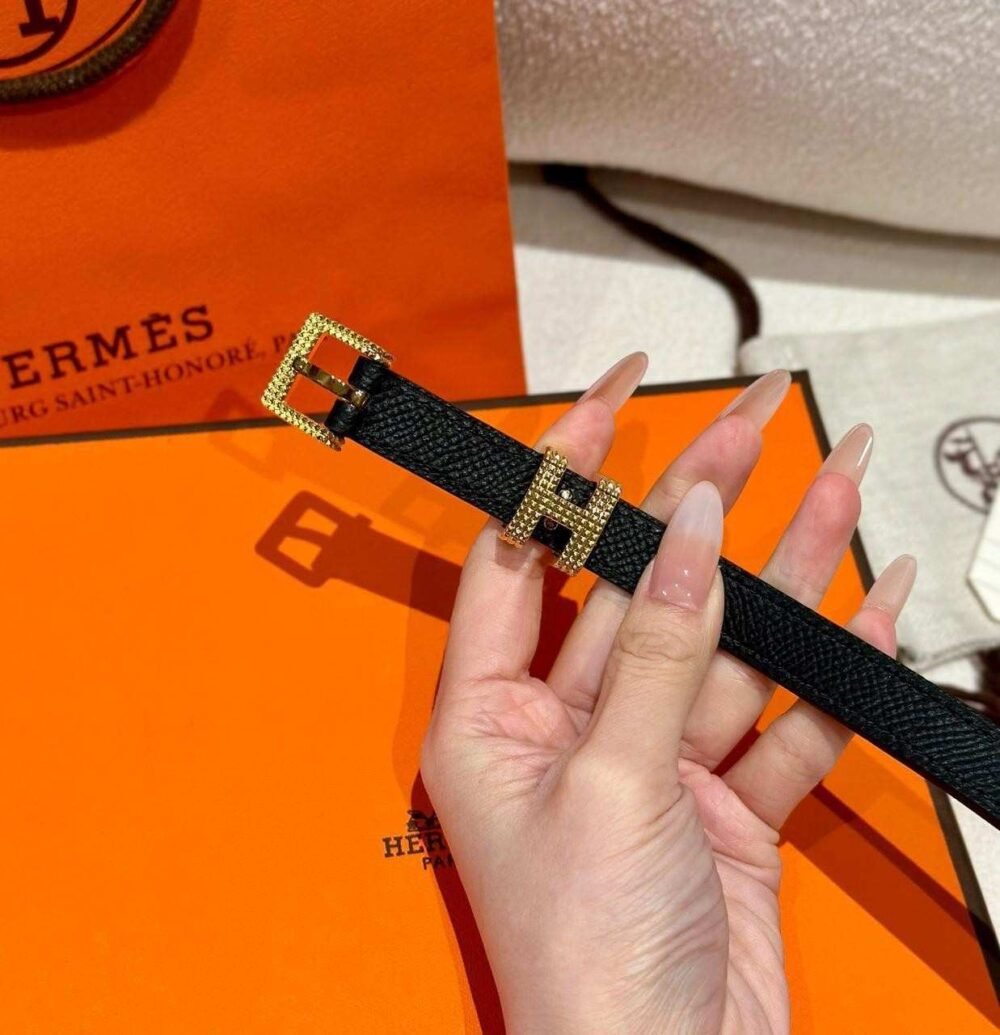 Hermes Pop H Belt Black