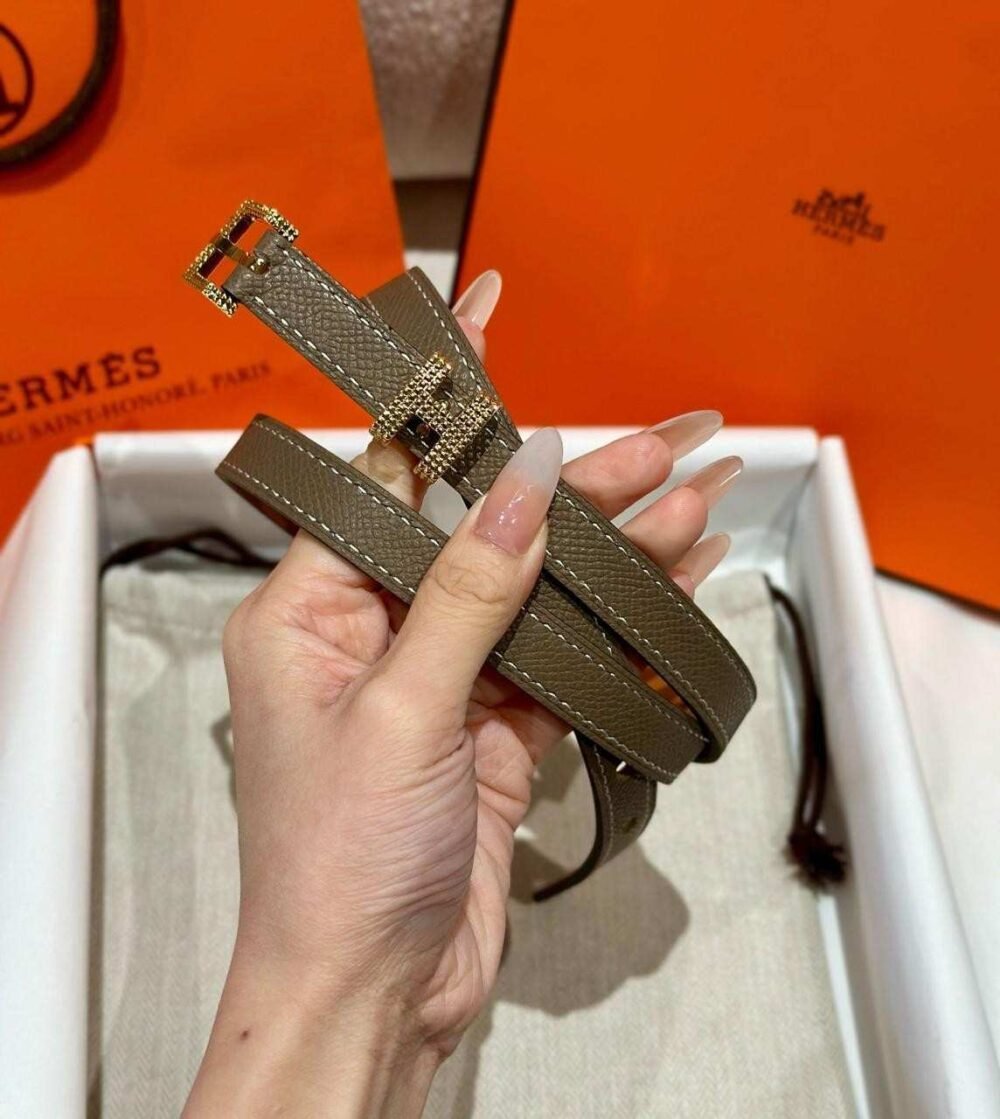 Hermes Pop H Belt Grey