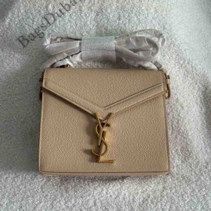 YSL Cassandra Top Handle Bag Brown