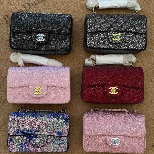 Chanel Classic Mini Flap Bag​ Crystal Embellished