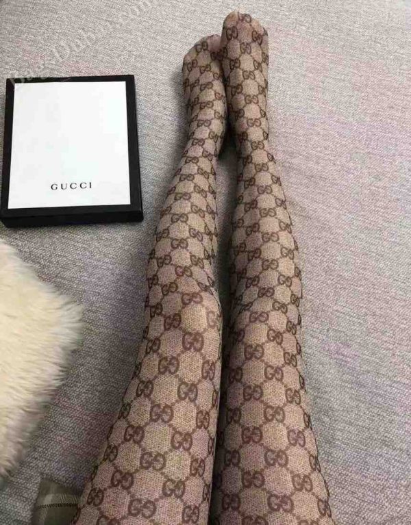 Gucci Interlocking G Tights Black