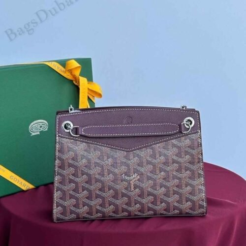 Goyard Bag Rouette Structure Maroon