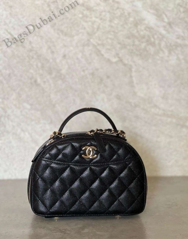 Chanel Vanity Case Chic Riviera Black