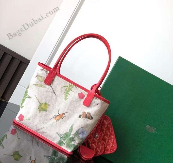 Goyard PM Bag Floral Print Red