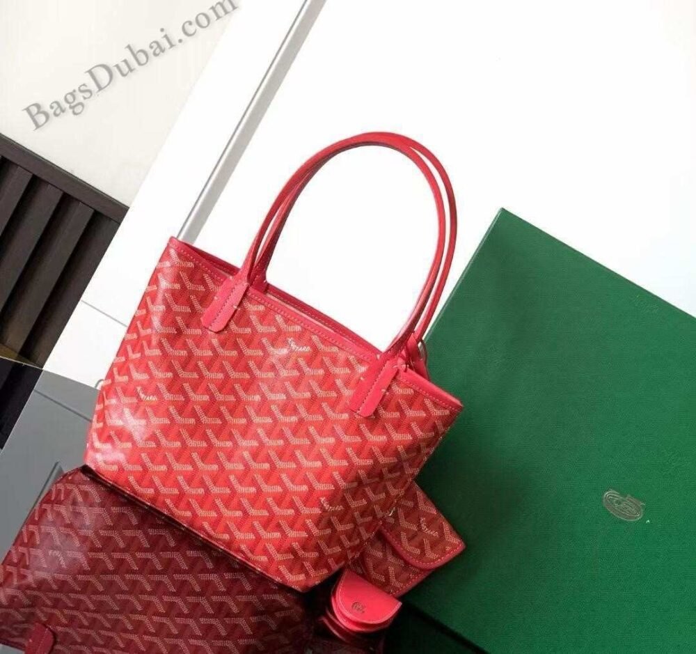 Goyard Mini Anjou Bag Red