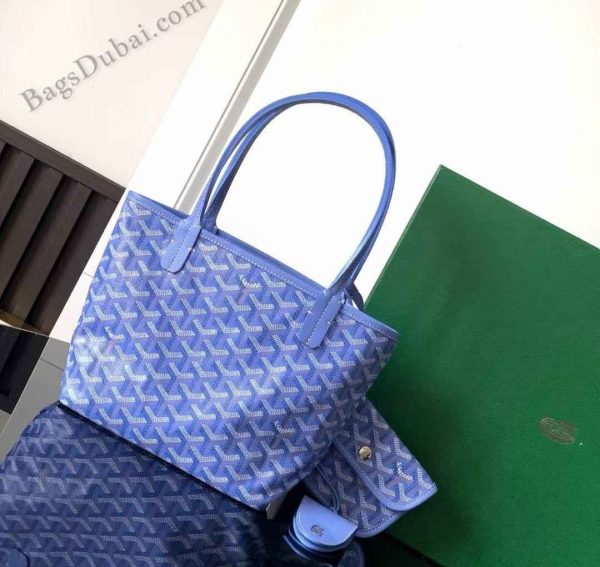 Goyard Mini Anjou Bag Blue
