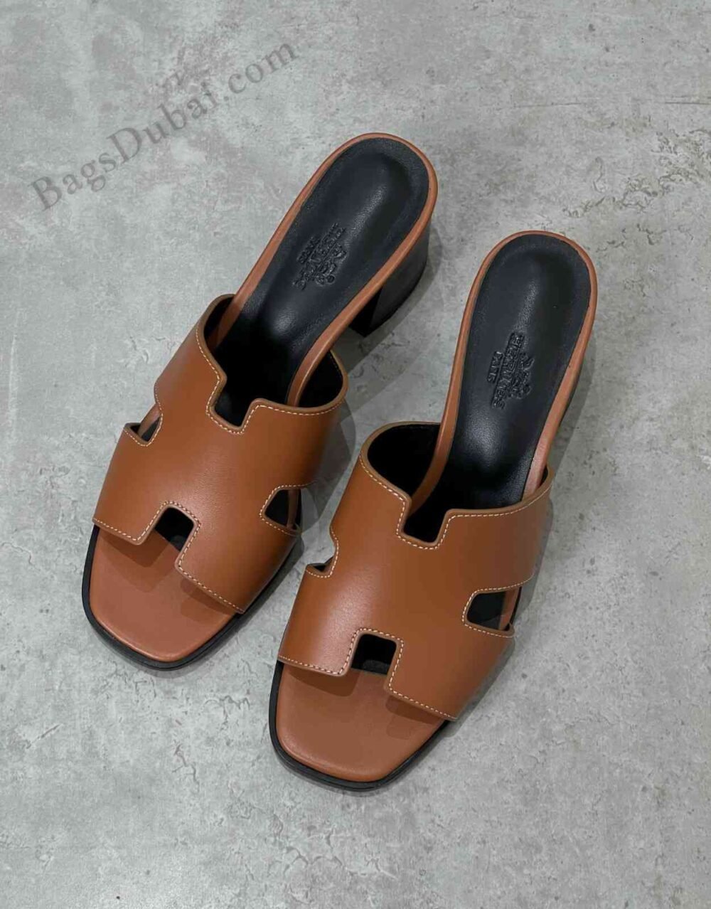 Hermes Sandals Women Helia 60 Brown