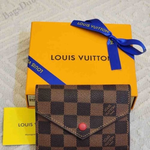 LV Sarah Wallet Brown