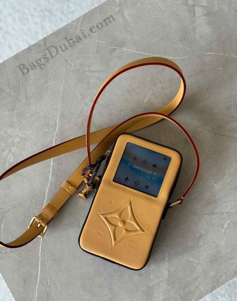 LV Wallet Wearable Music Player Brown