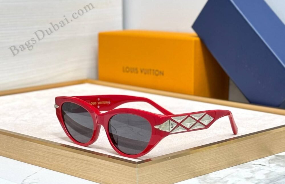 LV Sunglasses Malletage Red