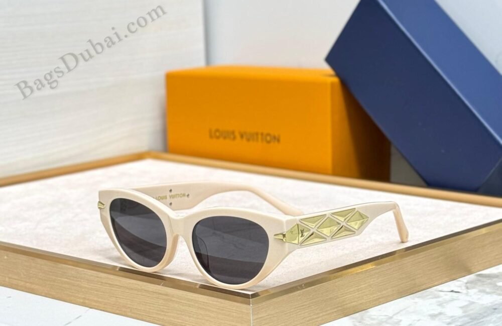 LV Sunglasses Malletage White