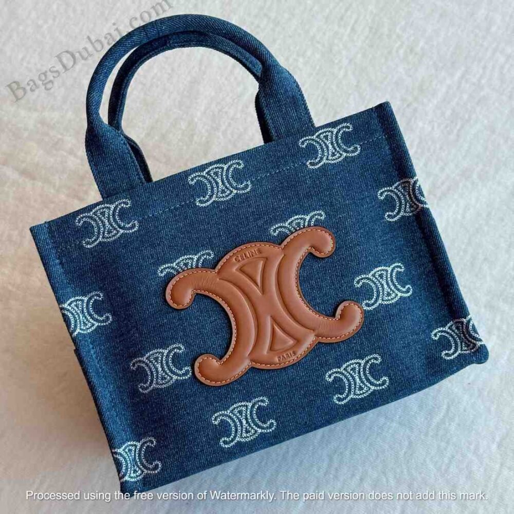Cabas Thais Tote Bag Blue