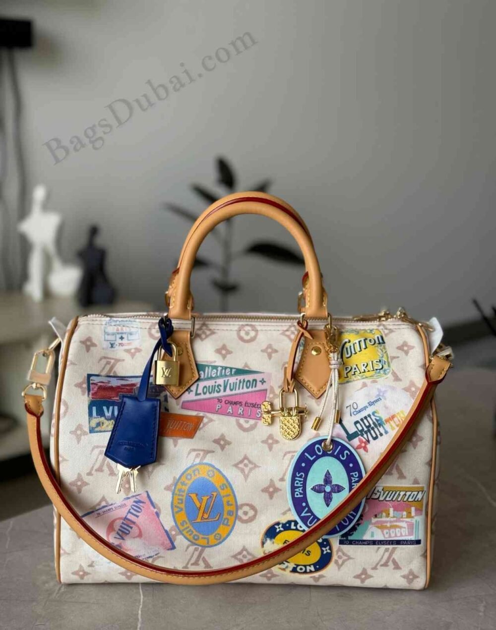 Louis Vuitton Speedy 30 Soft Bag beige